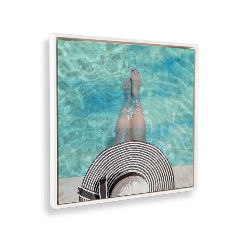 Attallah, H 32,75 po x l 32,75 po, Blanc opaque