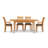 Sarah 4 - Person Solid Wood Top Four Leg Dining Set-16848867-37101031-39921290