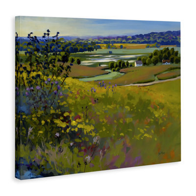 Art mural sur toile, "Country chalets" par sri rao bp-753_CN