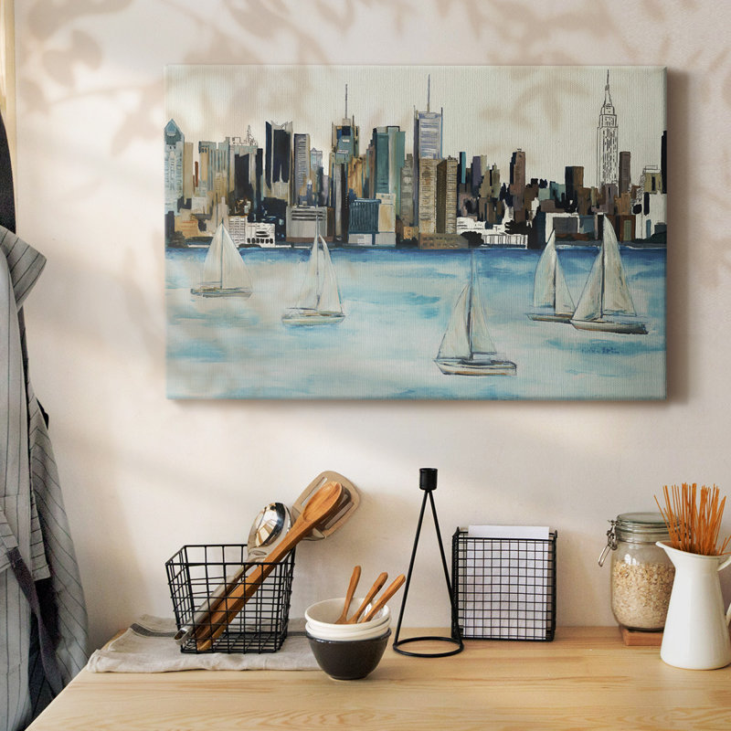 Boat City-Gallery, toile tendue, H 40 po x l 60 po