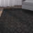 Togut Geometric Tufted Black Rectangle Area Rug-1826314036