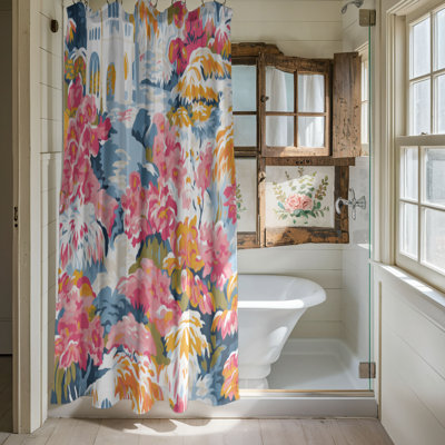 Stylish Fall Scene - Rideau de douche standard 1 pièce