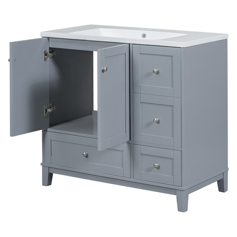 80 18'' Single Bathroom Vanity with Top