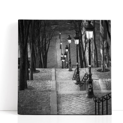 «Calm Evening at Montmartre», reproduction d'art sur toile