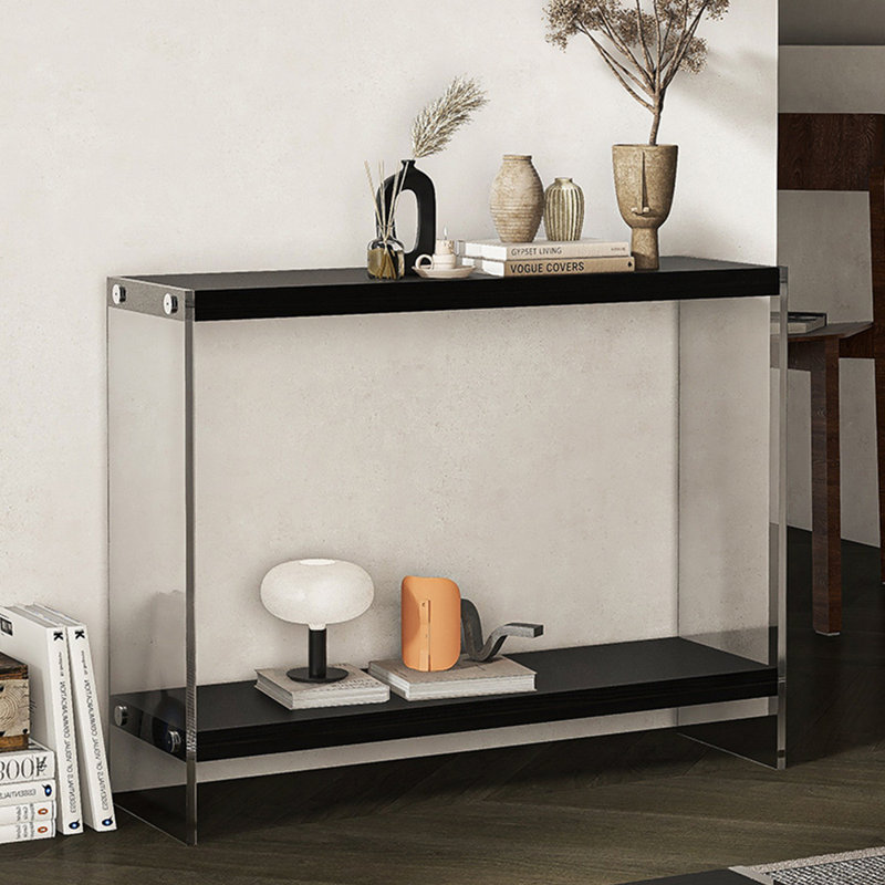 Console moderne et simple en bois massif