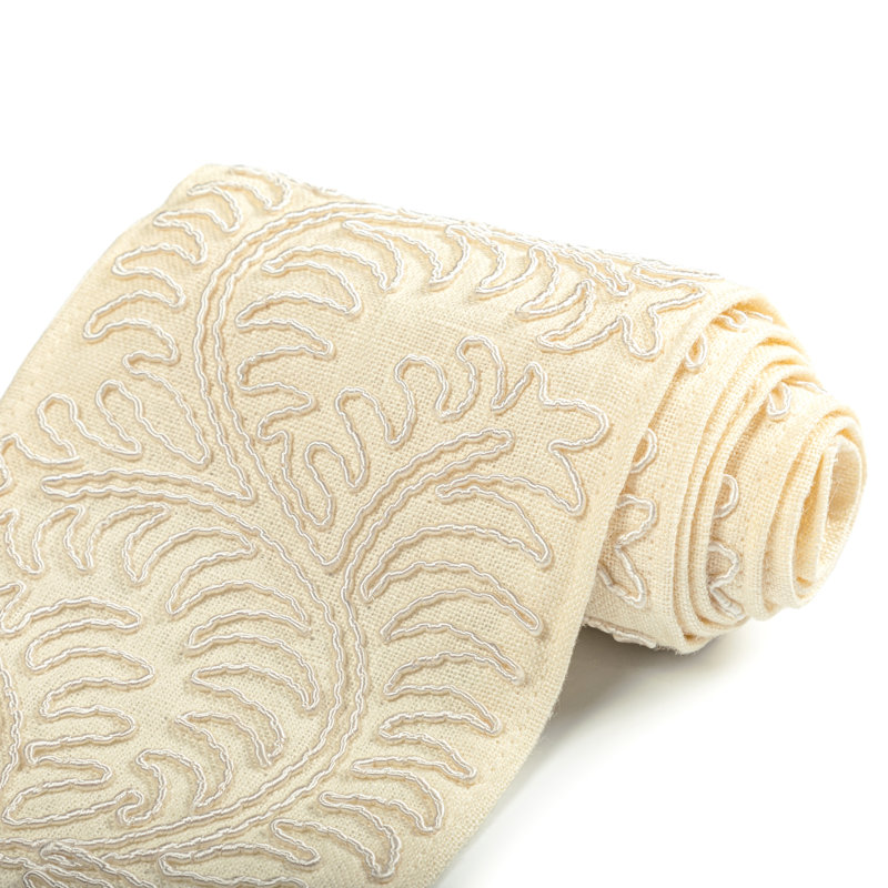 Treillis Passementerie II Sirine Tape Fabric, Ivory