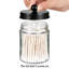 Ensemble de rangement de meuble-lavabo pour salle de bain 4 pièces Apothecary Jars-1957336140