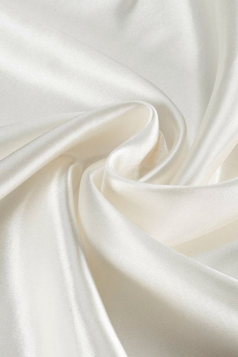 Silky Satin White