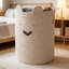 Panier à linge en feutre Baby Bear | Panier de rangement pliable pour chambre de bébé et maison | Léger avec poignées flexibles | Conception en feutre doux et sécuritaire