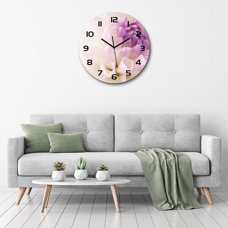 Johnene Glass Wall Clock