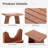 18" Waterproof Teak Shower Bench with Storage Shelf, Versatile Shower Stool for Shaving Legs and Indoor/Outdoor Use