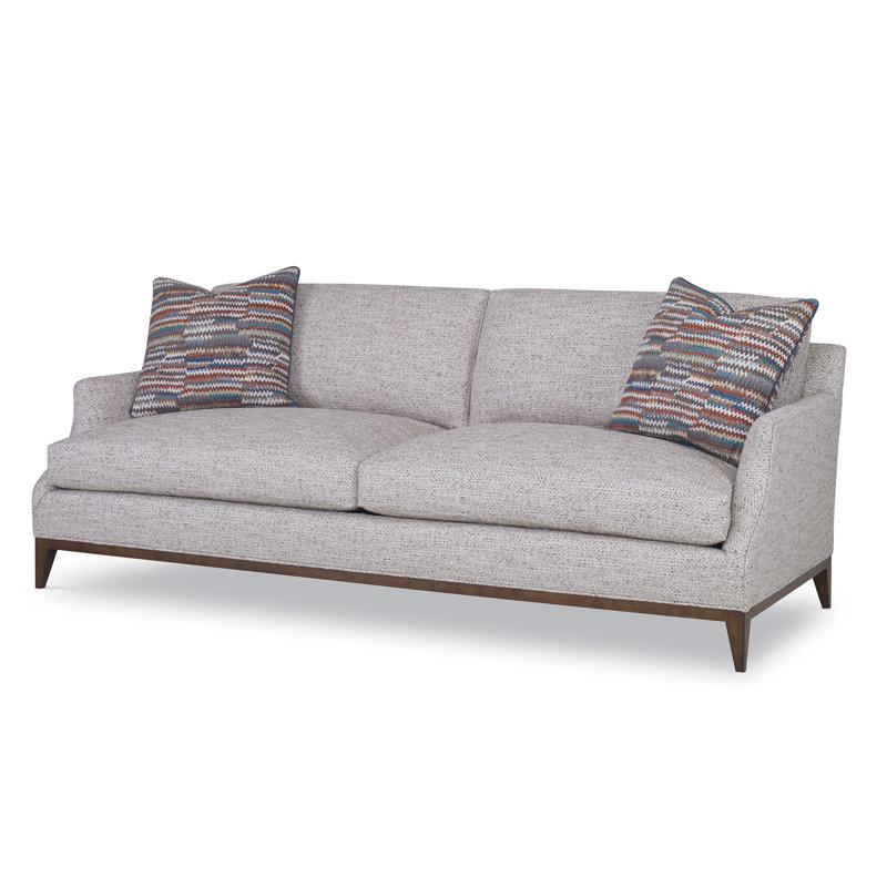 Porter Sofa, American Walnut, Elise Linen