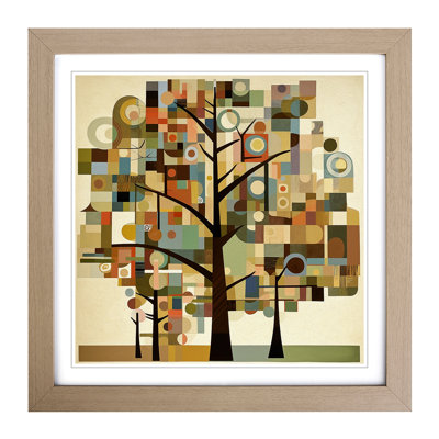 Tree Constructivism No.2 - Framed Print