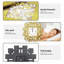 Horloge miroir irrégulière avec chiffres romains-224605838-203208881