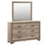Ensemble de lit tapissier avec commode et table de chevet Eleora-1279670060