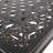 Elrama Rectangular Metal Outdoor Dining Table With Umbrella Hole , 67.9'' in. W 37.9'' in. D