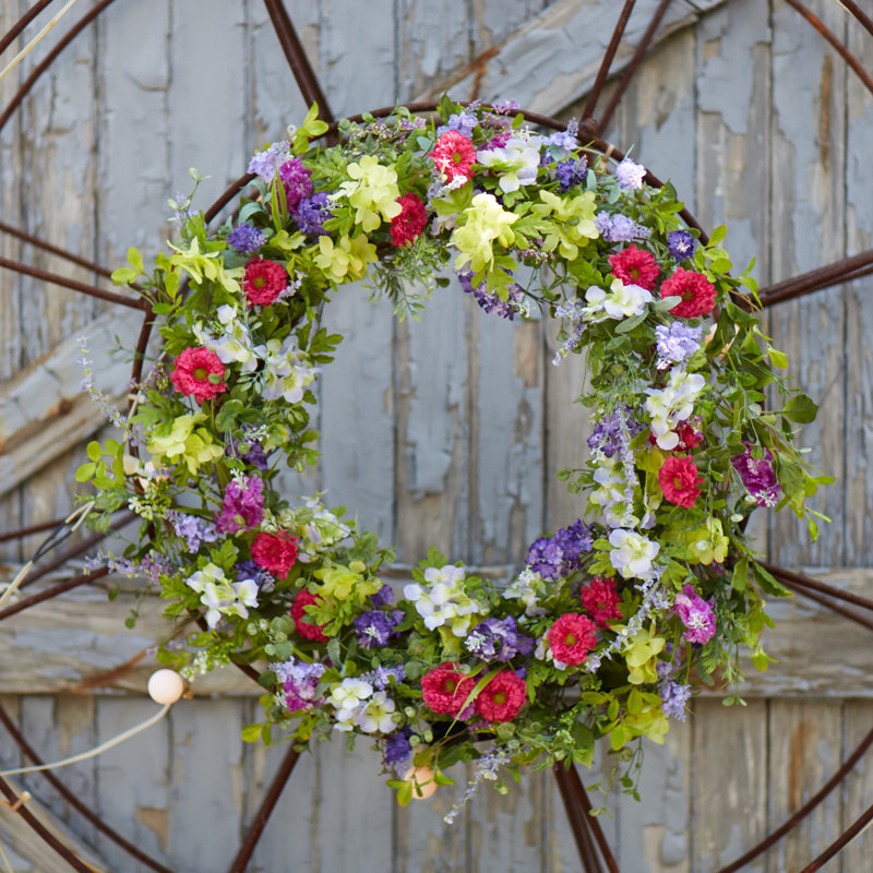 Mixed Floral 24" Wreath