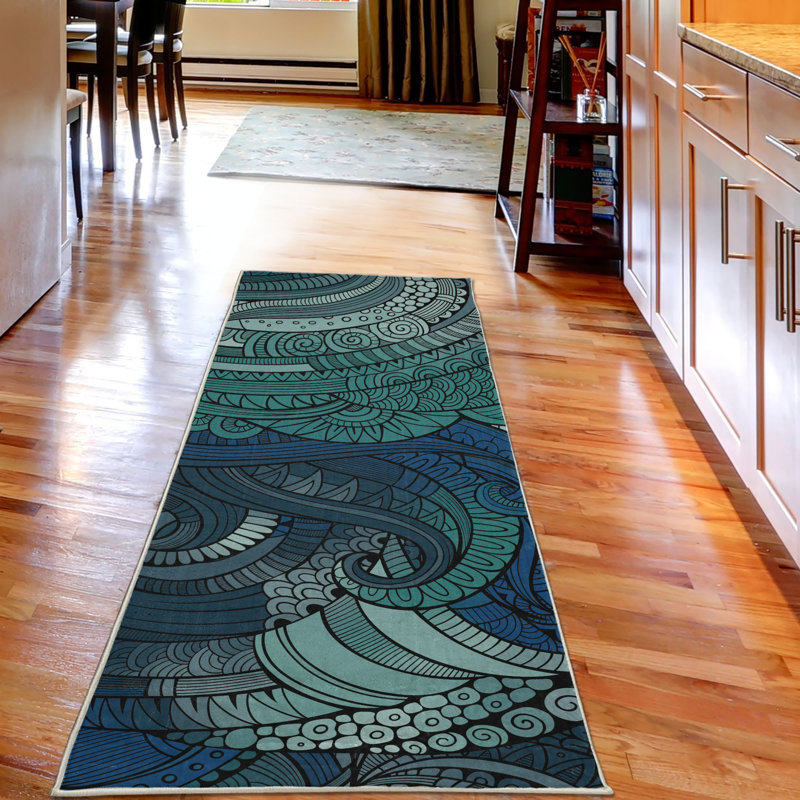 East Urban Home Abstract High Density Long Fiber Poly Threads ...