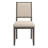 Cipolla 42"-60" Wood Finish Extendable Round Dining Set - 5-Piece, Dining Table And Cream Boucle Fabric Dining Chairs-107486198
