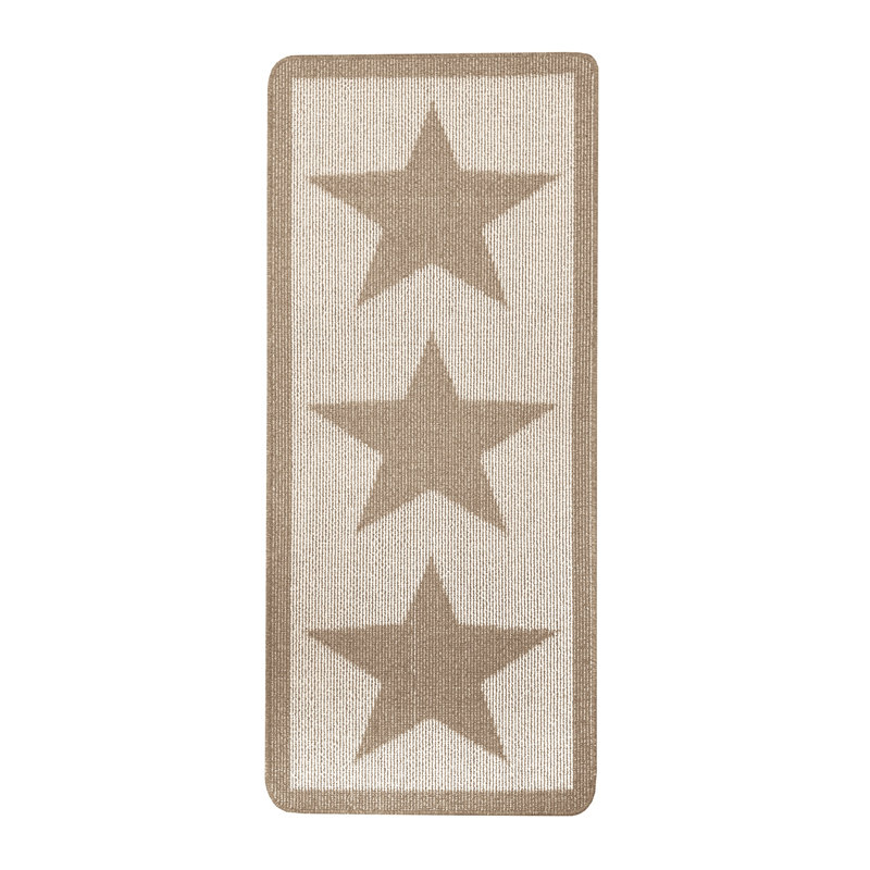 My Utility Star Kitchen Mat, Runner 67 x 150 cm, Brown