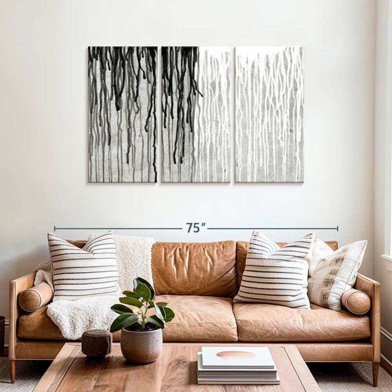 Avery BW Paint Drip, 36" H x 57" W