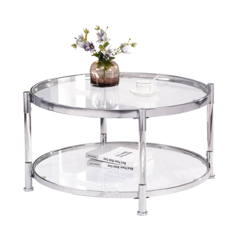 Round Acrylic Coffee Table