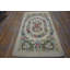 Tapis antique antique en laine crocheté 1935