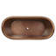 1727mm x 787mm Freestanding Soaking Copper Bathtub