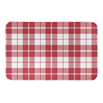 Tapis pour salle de bain écossais Reva