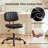 Home Furniture Set, C-Shaped Mobile Side Table Equiped Small Chair End Table, Laptop Tray
