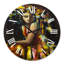 Portrait moderne d'une jeune femme - horloge murale moderne-60281060