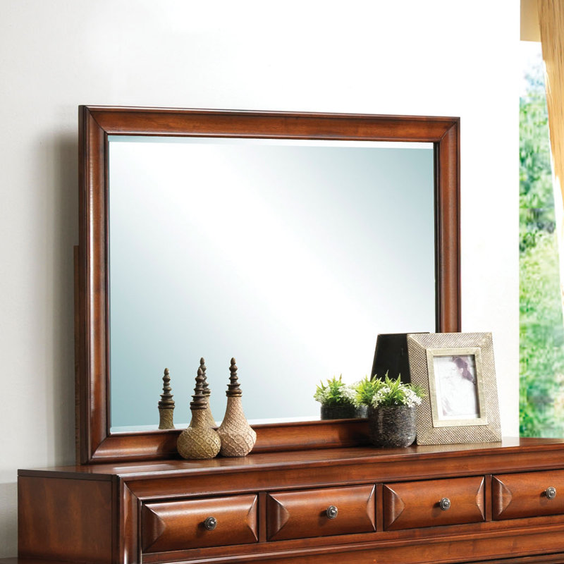Charline Dresser Mirror, Oak