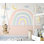Papier peint amovible étoiles avec arc-en-ciel