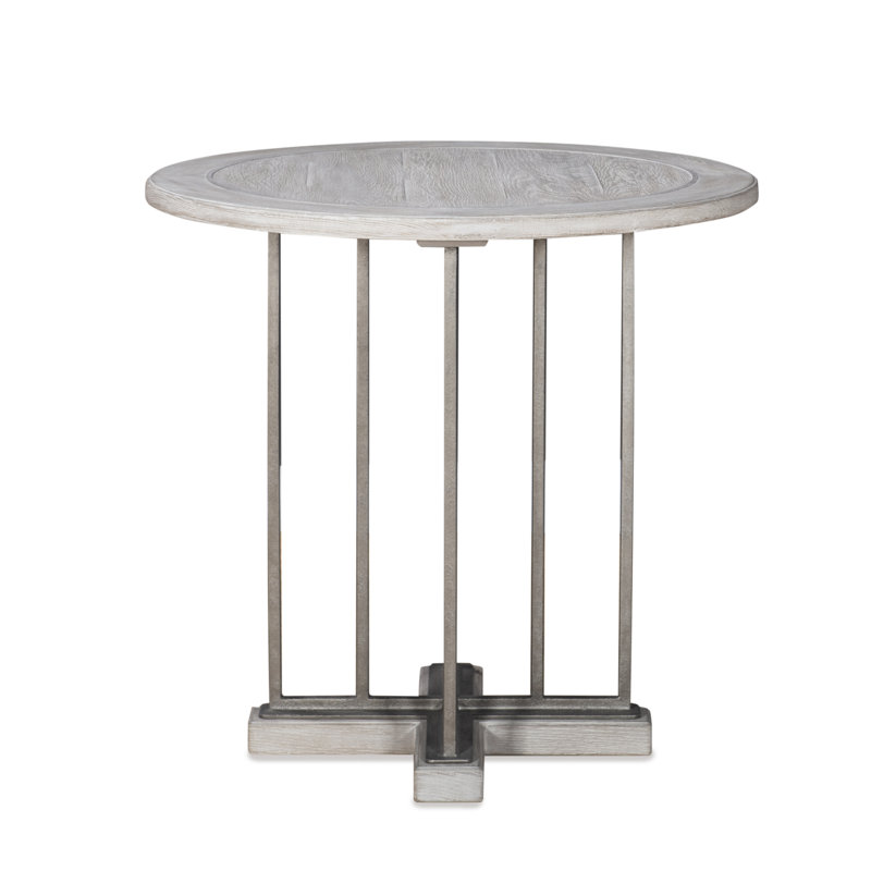 Camden Solid Wood End Table, White