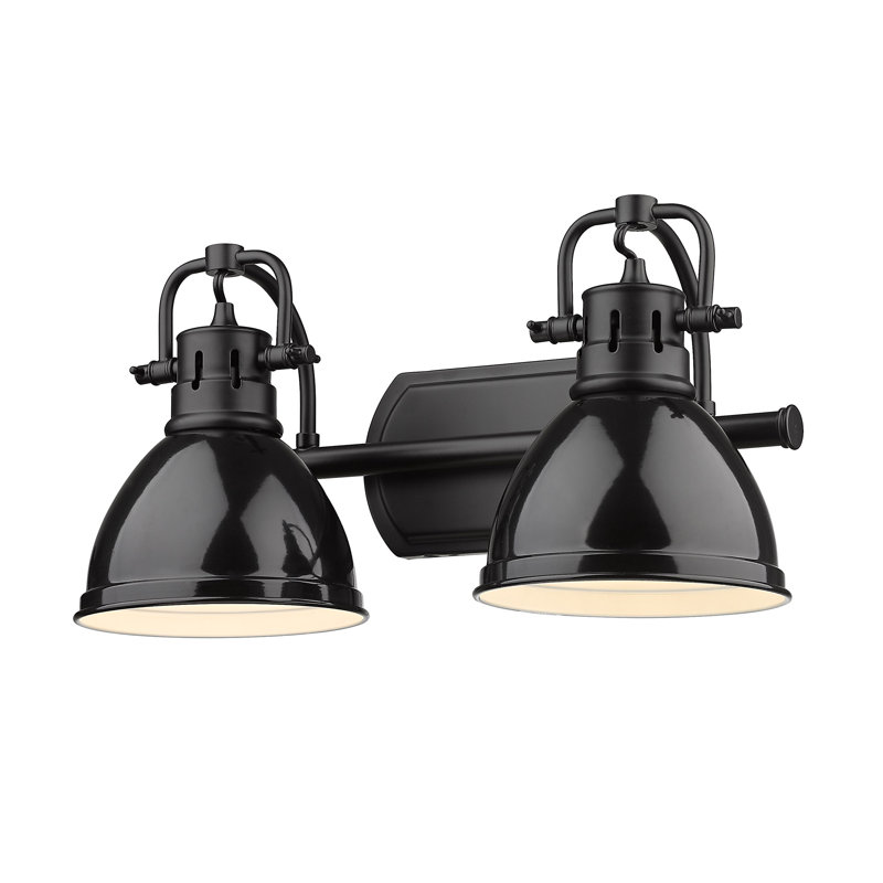 Lyndee 2 - Light Dimmable Vanity Light, Black, Matte Black
