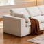 Canapé modulaire moderne avec méridienne réglable, tissu chenille, solution d'espace de vie