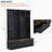 Farmhouse 4-In-1 Hall Tree With Wood Grain Bench, Mudroom Versatile Coat Rack With 2 Large Drawer, Entrance Organizer For Hallway, Living Room, Black, 55.9"W-2080739990