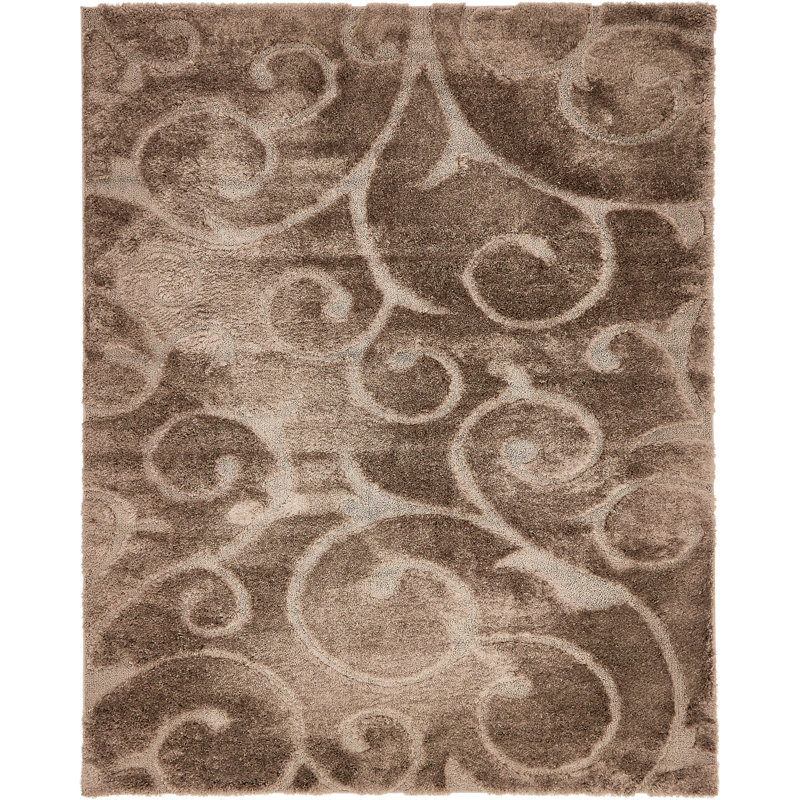 Tapis rouge sang Baynes, Brown, Rectangulaire 8 pi x 10 pi
