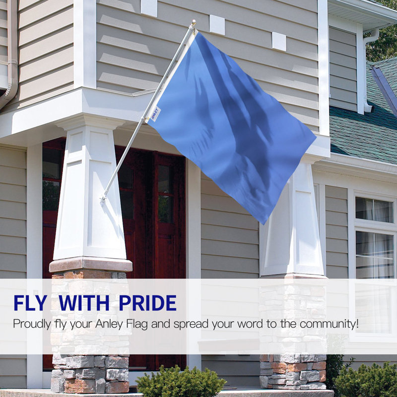 Drapeau de maison uni en polyester 36 x 60 po
