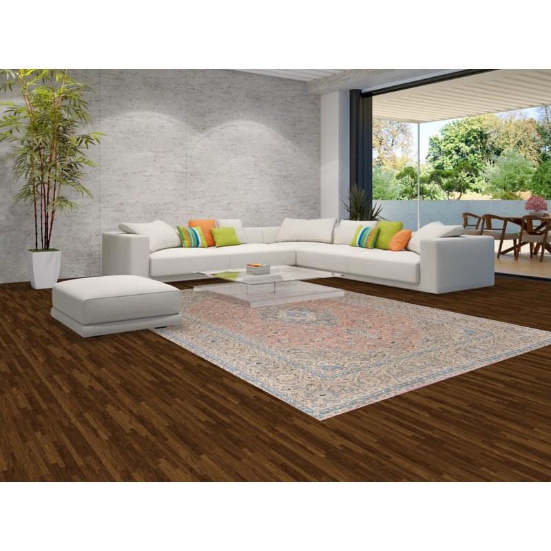 Tapis traditionnel rose 8 x 12