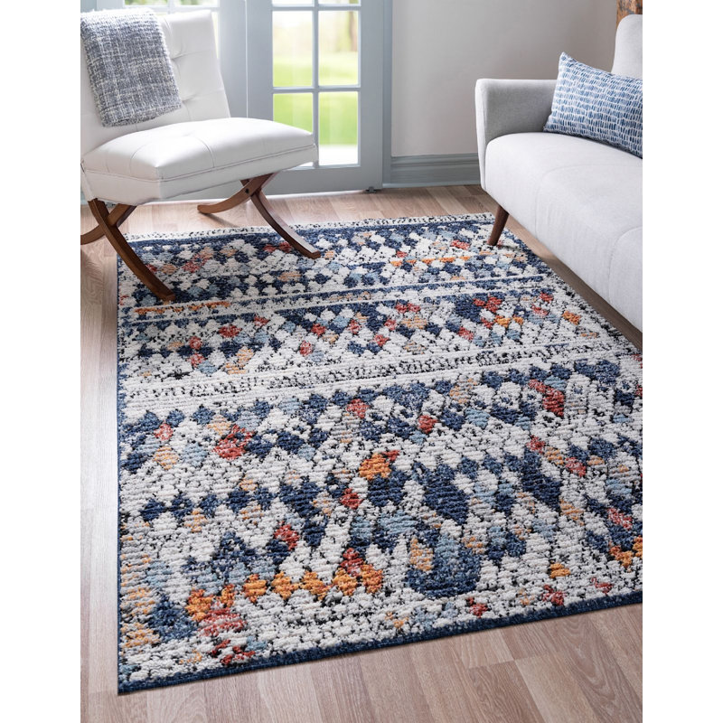 Victorville Abstract Indoor Rug, Rectangle 2'2" x 3'