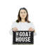 Enseigne en plastique 11 po x 17 po The Goat House-119523421