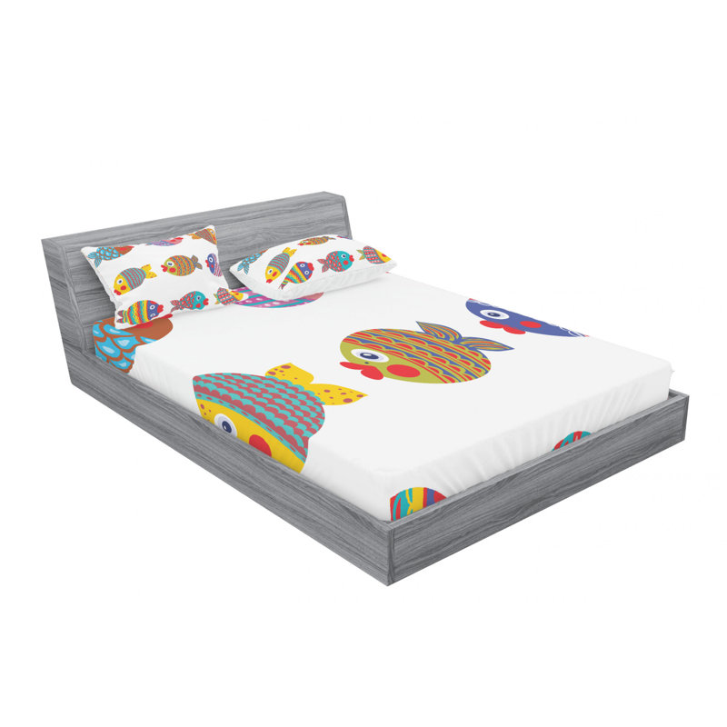 Microfiber Sheet Set, Full Sheet Set with Fitted Sheet
