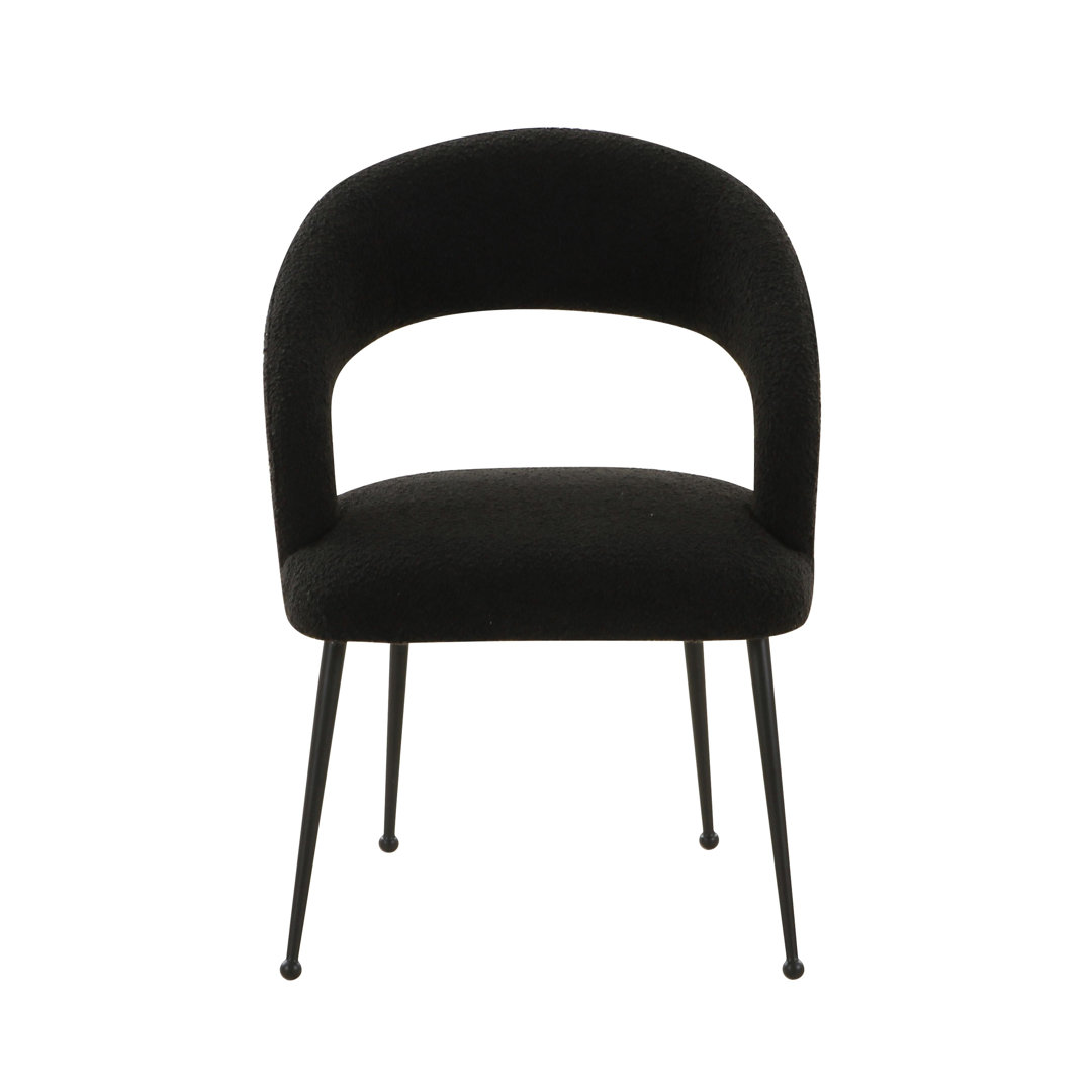 Fabric Upholstered Side Chair TOV Furniture Leg