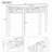 Distinctive Features with Vertical Stripe Drawer Console Table-1909977344