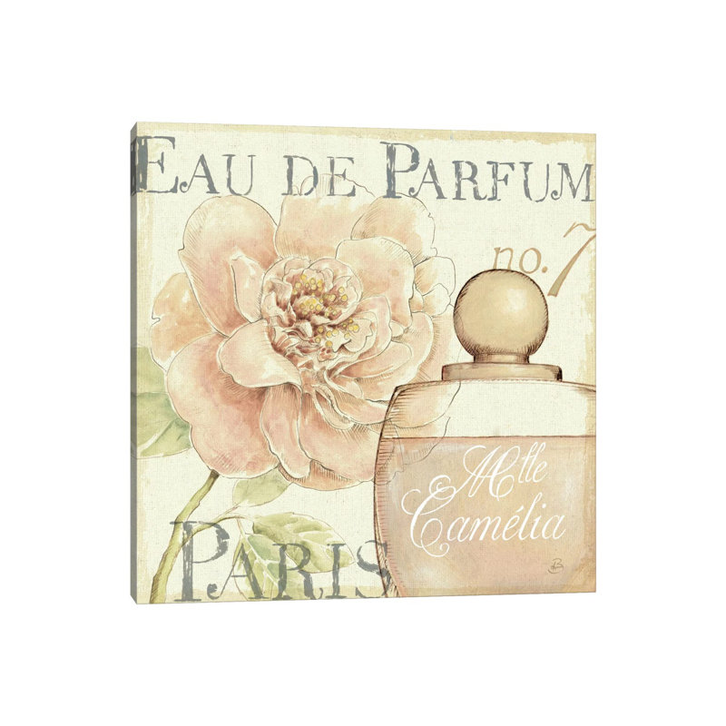 «Fleurs and Parfum II» par Daphne Brissonnet - impression d'art graphique, H 12 po x l 12 po x P 1,5 po, Toile tendue
