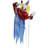 Wiggles the Animatronic Twisting, Talking Clown Greeter with Folding Door Hook for Scary  Decoration