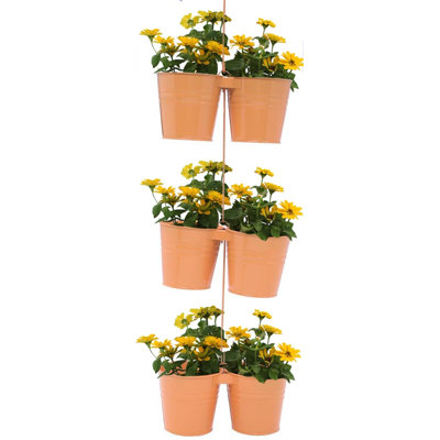 Jeltina Metal Pot Planter