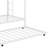 Twin Over Twin Metal Bunk Bed With Trundle, Two Ladders, And Secure Guardrails-312739291