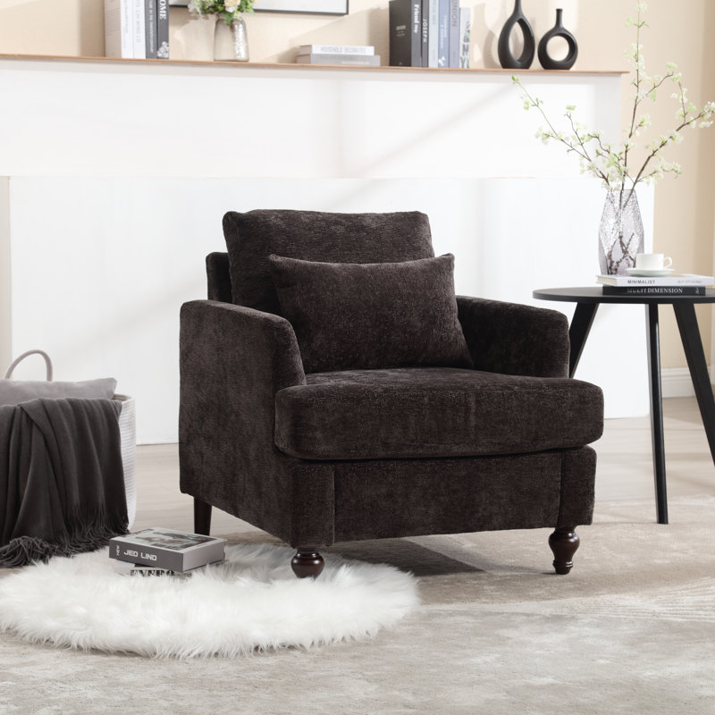 Fauteuil inclinable en tissu Oana, Noir, noir, noir, noir